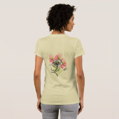 T-Shirt : Wilde Blumen (Schwarz voll)