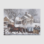 T-SHIRT Winter-Fahrt Seidenpapier (Vorderseite)