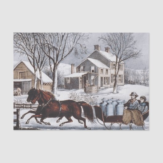 T-SHIRT Winter-Fahrt Seidenpapier (Vorderseite)