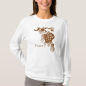 T - Shirt - Winter-Kiefernzweig (Vorderseite)
