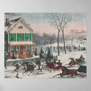 T-SHIRT Winter-Poesie Poster