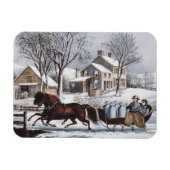 T-SHIRT Winter Ride Magnet (Horizontal)