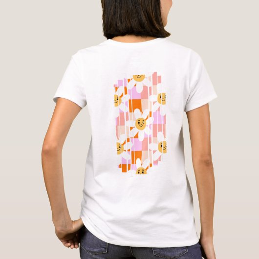T-Shirt with flowers (Rückseite)