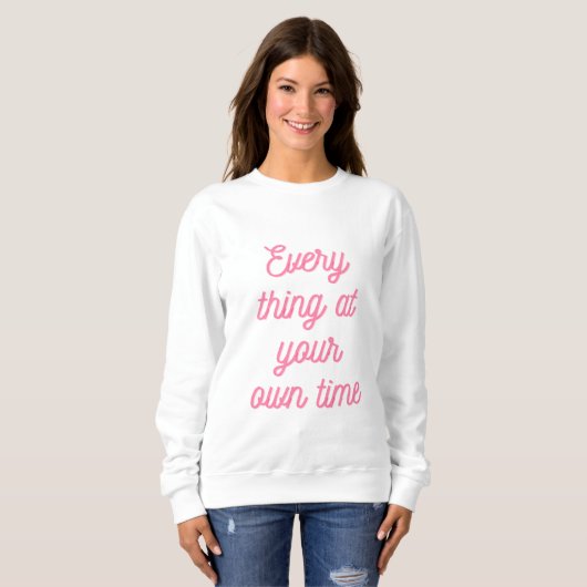 t shirt with motivational phrase (Vorne ganz)
