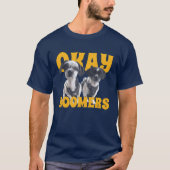 T-SHIRT with two Boomers (little dogs) and text (Vorderseite)