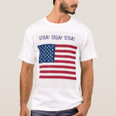 T-Shirt with US and Union Jack flags (Vorderseite)