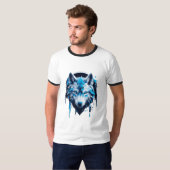 T-shirt with Wolf Design (Vorne ganz)