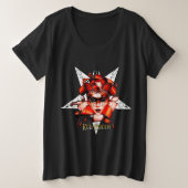 T - Shirt "Women's Plus Size Red Queen" (Design vorne)