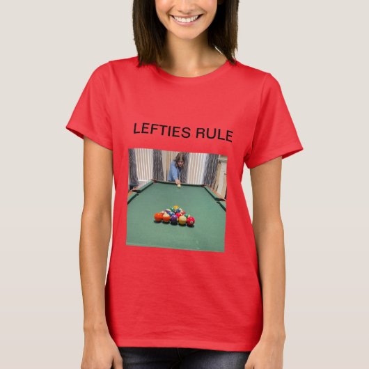 T - Shirt WOMENS POOL BILLIARDS FUNNY (Vorderseite)
