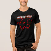 T-Shirt Wrong Way  Tri-Blend Shirt (Vorderseite)