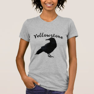 T - Shirt-Yellowstone Raven T-Shirt