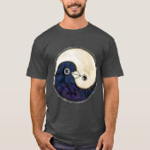 T Shirt Yin Yang Design Friedenstruppen (Vorderseite)