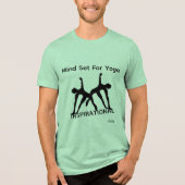 T-Shirt: Yoga Mind Set Tri-Blend Shirt (Vorderseite)