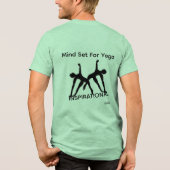T-Shirt: Yoga Mind Set Tri-Blend Shirt (Rückseite)