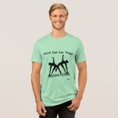 T-Shirt: Yoga Mind Set Tri-Blend Shirt (Vorderseite voll)