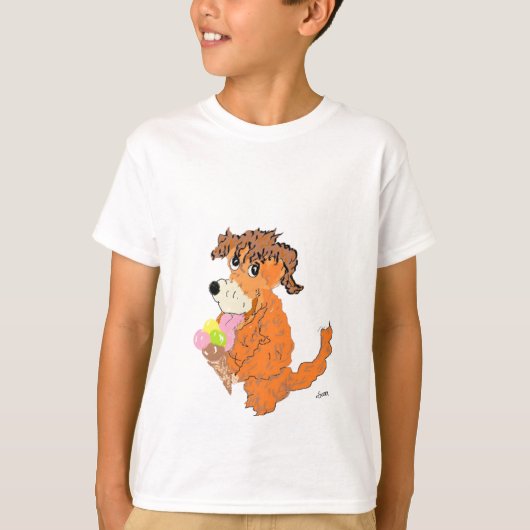 T - Shirt: Yummy - Eiscreme T-Shirt (Vorderseite)