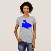 T-SHIRT ZEICHENBILD-WALROSS (Vorne ganz)