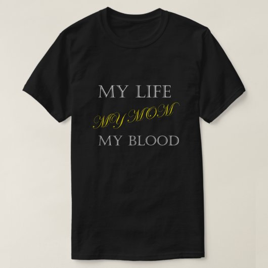 T - Shirt zeigt die Liebe einer Mutter (Design vorne)