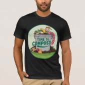 T - Shirt "Zeit bis zum Compost" (Vorderseite)