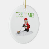 T-Shirt-Zeit Keramik Ornament (Rechts)