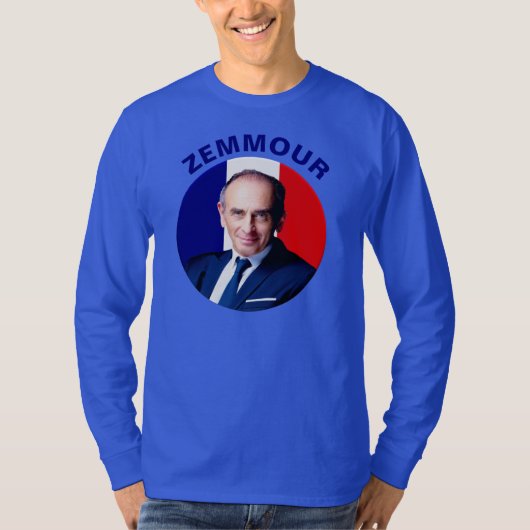 T-Shirt Zemmour Präsident 2022 (Vorderseite)