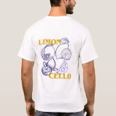 T-Shirt Zitrone Cello. Herrenmode (Rückseite)
