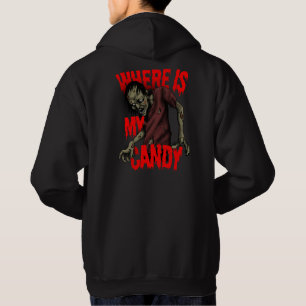 T - Shirt Zombie Candy Hoodie - Wo ist meine Süßig