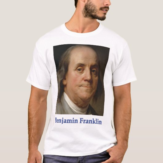 T - Shirt zu Ben Franklin, Science & Progress (Vorderseite)