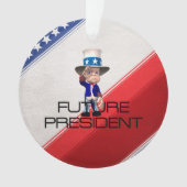 T-SHIRT Zukunft-Präsident Ornament (Vorderseite)