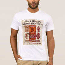 T-Shirt zum 100. Jubiläum des Schwarze Geschichte