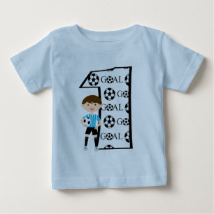 T - Shirt zum 1. Geburtstag: Blau und Weiß des Fu