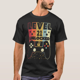 T-Shirt zum 21. Geburtstag des ungesicherten Video