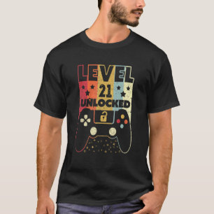 T-Shirt zum 21. Geburtstag des ungesicherten Video