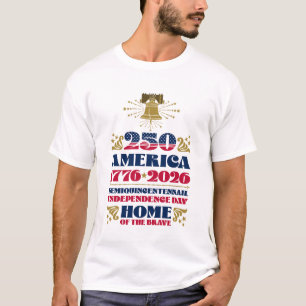 T - Shirt zum 250. Jahrestag 2026 des Patriotische