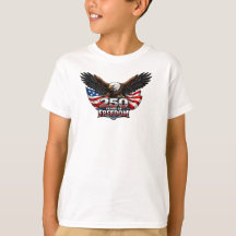 T-Shirt zum 250. Unabhängigkeitstag für Kinder