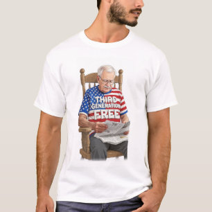 T-Shirt zum 4. Juli mit Stolz auf die 3. Generatio