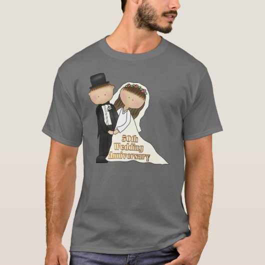 T - Shirt zum 50. Hochzeitstag (Vorderseite)