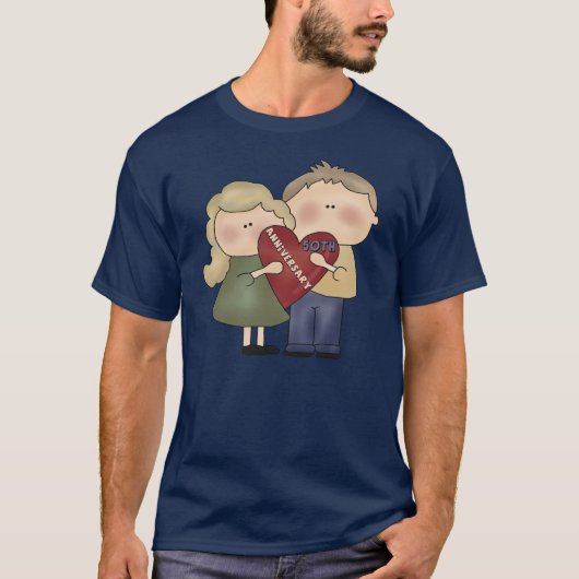 T - Shirt zum 50. Hochzeitstag (Vorderseite)