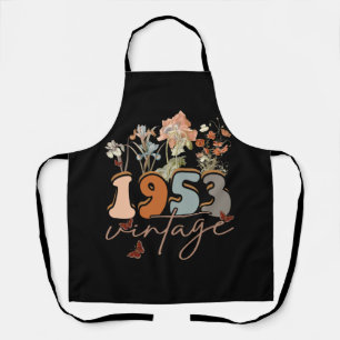 T-Shirt zum 70. Geburtstag für Frauen, Vintage 197 Schürze