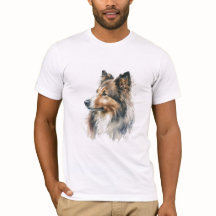 T - Shirt zum Anmalen von Sheltie
