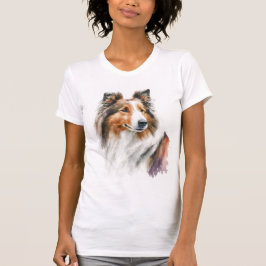 T - Shirt zum Anmalen von Sheltie