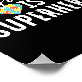 T-Shirt zum Au-Bewusstsein für Oma oder Opa Poster (Ecke)