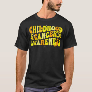 T-Shirt zum Bewusstsein für Kinderkrebs Vintage Gr