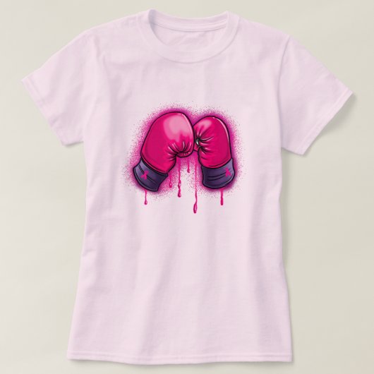 T - Shirt zum Boxen von Krebs (Design vorne)