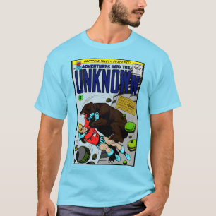 T-Shirt zum Comic "Adventure into the Unknown" aus