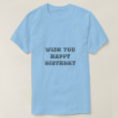 T - Shirt zum Geburtstag (Design vorne)