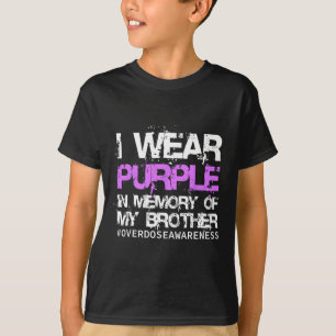 T-Shirt zum Gedenken an Überdosierung Ich trage Li