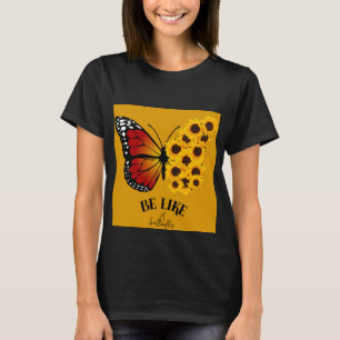T - Shirt zum Genießen mit schönen Schmetterlingen