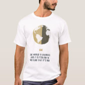 T - Shirt zum Klimawandel (Vorderseite)
