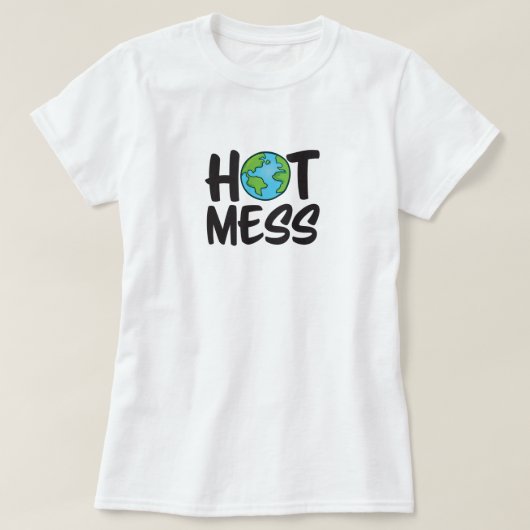 T - Shirt zum Klimawandel in der Erdatmosphäre (Design vorne)